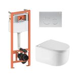 Комплект: унитаз Qtap Taurus Ultra Quiet + инсталляция Nest 4в1, фото  | SNABZHENIE.com.ua