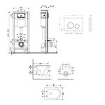 Комплект: унитаз Qtap Taurus Ultra Quiet + инсталляция Nest 4в1, фото , изображение 2 | SNABZHENIE.com.ua