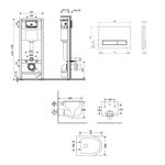 Унитаз подвесной Qtap Taurus Ultra Quiet QT2433084EUQW и инсталляция 4в1., фото , изображение 2 | SNABZHENIE.com.ua