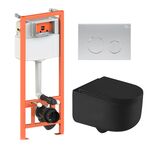 Комплект: унитаз подвесной Qtap Taurus Ultra Quiet + инсталляция 4в1, фото  | SNABZHENIE.com.ua