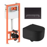 Унитаз подвесной Qtap Taurus Ultra Quiet с комплектом инсталляции 4в1, фото  | SNABZHENIE.com.ua
