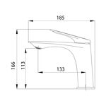 Смеситель для раковины Qtap Vlasta New Gunmetal Black PVD, фото , изображение 2 | SNABZHENIE.com.ua