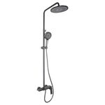 Душевая система Qtap Slavonice на 3 потребителя, Gunmetal Black PVD, фото  | SNABZHENIE.com.ua