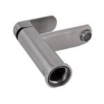 Смеситель для раковины Lidz Luna 001F, никель, фото , изображение 3 | SNABZHENIE.com.ua