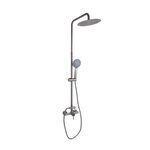 Душевая система Lidz Aria 1020 для двух потребителей, никель, фото  | SNABZHENIE.com.ua