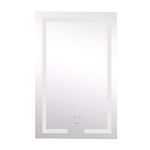 Зеркало Lidz Kubis 800x500 с LED-подсветкой и антизапотеванием, фото , изображение 3 | SNABZHENIE.com.ua