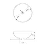 Раковина-чаша Qtap Owl 400х400х155 White QT1911K53W, фото , зображення 2 | SNABZHENIE.com.ua