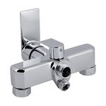 Смеситель для ванны Qtap Aries с длинным поворотным изливом и душем, фото , изображение 3 | SNABZHENIE.com.ua