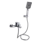 Смеситель для ванны Qtap Aries с душевым гарнитуром, хром, фото  | SNABZHENIE.com.ua