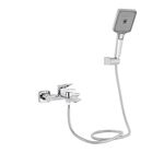 Смеситель для ванны Qtap Presto с душевым гарнитуром, хромированный, фото  | SNABZHENIE.com.ua