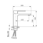 Смеситель для раковины Qtap Gemini Gunmetal Black PVD, фото , изображение 2 | SNABZHENIE.com.ua