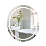 Зеркало Qtap Gemini 800x700 с LED-подсветкой и диммером, фото  | SNABZHENIE.com.ua