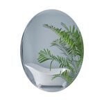 Зеркало Lidz Latwa 425х575 настенное овальное с декором LD78LA4257, фото  | SNABZHENIE.com.ua