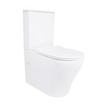 Унитаз напольный Qtap Virgo Ultra Quiet безободковый с сиденьем Soft-Close WHITE QT18226092AW, фото  | SNABZHENIE.com.ua