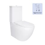 Унитаз Qtap Jay Ultra Quiet с сидением Soft-close 640x360 мм, белый, фото  | SNABZHENIE.com.ua