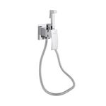 Набор для гигиенического душа Qtap Swan Cascada прямоугольный QTSWA262CRM45567 Chrome, фото  | SNABZHENIE.com.ua
