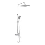 Душевая система универсальная Qtap Presto на три потребителя (с изливом) QTPRE111CRM45575 Chrome, фото  | SNABZHENIE.com.ua