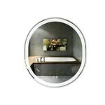 Зеркало Qtap Gemini 800х700 з LED-підсвіткою Touch, з антизапотіванням, з диммером, рег. темп. кольору (3000-6500K) Reverse QT2578R8071W, фото  | SNABZHENIE.com.ua