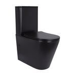 Унітаз підлоговий Qtap Scorpio Ultra Quiet безободковий з сидінням Soft-Close MATTE BLACK QT14226088AMB, фото  | SNABZHENIE.com.ua