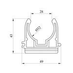 Кріплення для труб PPR GrandiTherm 32 мм, фото , зображення 2 | SNABZHENIE.com.ua