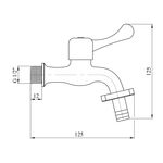 Кран для полива Agua Toledo - C099 1/2'' РН, фото , зображення 2 | SNABZHENIE.com.ua