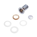 Донный клапан Kroner KRM - C962-1 1 1/4 с переливом для раковин, фото , изображение 3 | SNABZHENIE.com.ua