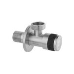 Кран приборный Kroner KRP Edelstahl Klassisch - ESG102 1/2"х3/4" НН, фото  | SNABZHENIE.com.ua