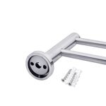 Полотенцедержатель Kroner KRP из нержавеющей стали классический, фото , изображение 3 | SNABZHENIE.com.ua