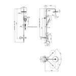 Душова система Kroner KRP Edelstahl Klassisch - SCH063, фото , зображення 2 | SNABZHENIE.com.ua