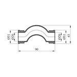 Обвод PPR Rozma 20 мм короткий, фото , изображение 2 | SNABZHENIE.com.ua