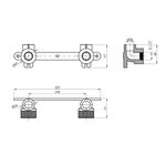 Комплект PPR Rozma для подключения смесителя 20х1/2, фото , изображение 2 | SNABZHENIE.com.ua