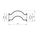 Обвод PPR Rozma 25 мм короткий, фото , изображение 2 | SNABZHENIE.com.ua