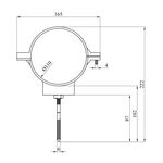 Хомут для кріплення труб Rozma 110 мм, фото , зображення 2 | SNABZHENIE.com.ua