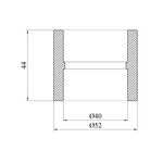 Муфта PPR Rozma 40 мм, фото , зображення 2 | SNABZHENIE.com.ua