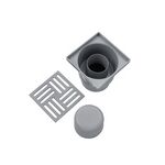 Трап ANIplast 110 мм с решеткой 15х15 см TА1210EU, фото , изображение 3 | SNABZHENIE.com.ua