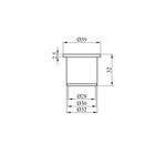 Заглушка PPR каналізаційна Rozma 32 мм, фото , зображення 2 | SNABZHENIE.com.ua