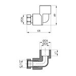 Колено PPR Rozma 20х1/2 с накидной гайкой, фото , изображение 2 | SNABZHENIE.com.ua