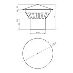 Грибок для внутрішньої каналізації Rozma 110 мм, фото , зображення 2 | SNABZHENIE.com.ua
