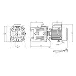 Насос поверхневий Grandwater JET100L 1,1 кВт, фото , зображення 2 | SNABZHENIE.com.ua