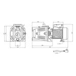 Насос поверхневий Forwater Premium JET 100L 1,1 кВт, фото , зображення 2 | SNABZHENIE.com.ua