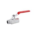 Кран шаровой Karro Standart+ 1/2 ВН PN40 никелированный, фото  | SNABZHENIE.com.ua