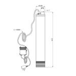 Насос глибинний Forwater 100SCM308-1.1 кВт з нижнім забором без поплавка, фото , зображення 2 | SNABZHENIE.com.ua