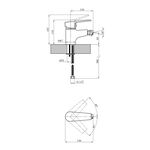 Змішувач для біде Kroner KRM Odra - C020, фото , зображення 2 | SNABZHENIE.com.ua