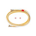 Газовый шланг Nikiforov 1/2 ВВ 150 см с латунными гайками белый, фото  | SNABZHENIE.com.ua