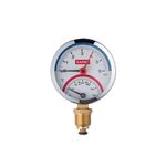 Термоманометр Karro 1/2х1/4 вертикальний 80 мм KR-1086, фото  | SNABZHENIE.com.ua