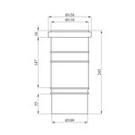 Компенсатор для внутрішньої каналізації Rozma 110 мм, фото , зображення 2 | SNABZHENIE.com.ua