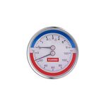 Термоманометр Karro 1/2х1/4 горизонтальний 63 мм KR-1086В, фото  | SNABZHENIE.com.ua