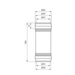 Муфта для внутрішньої каналізації Rozma 32 мм, фото , зображення 2 | SNABZHENIE.com.ua