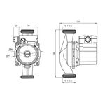 Насос циркуляційний Forwater WRS 25/4-180 Green (Wilo), фото , зображення 2 | SNABZHENIE.com.ua