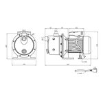 Насос поверхневий Forwater Premium JET 100S 1,1 кВт, фото , зображення 2 | SNABZHENIE.com.ua